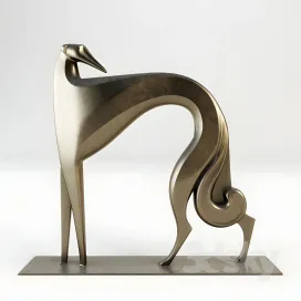 Sculpture greyhound